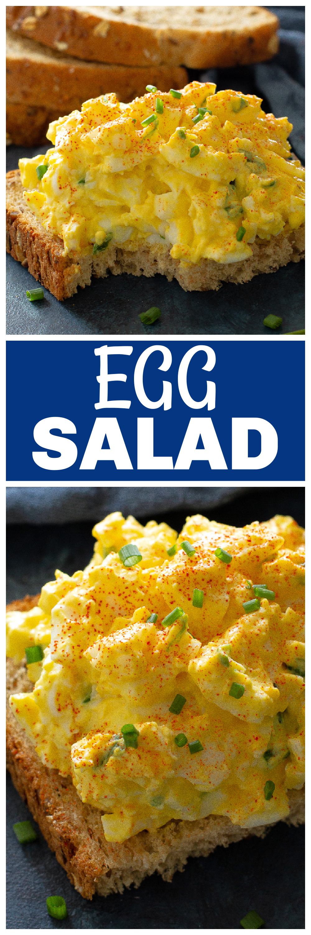 egg salad on bread