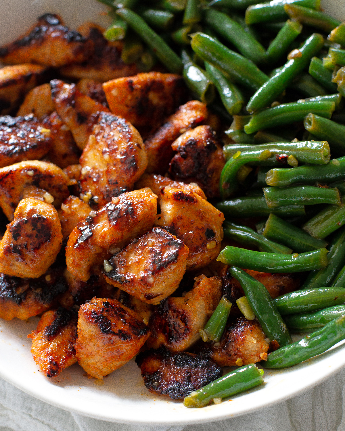 Honey Lime Chicken and Green Beans 