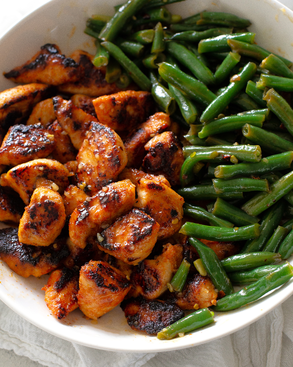 Honey Lime Chicken and Green Beans 
