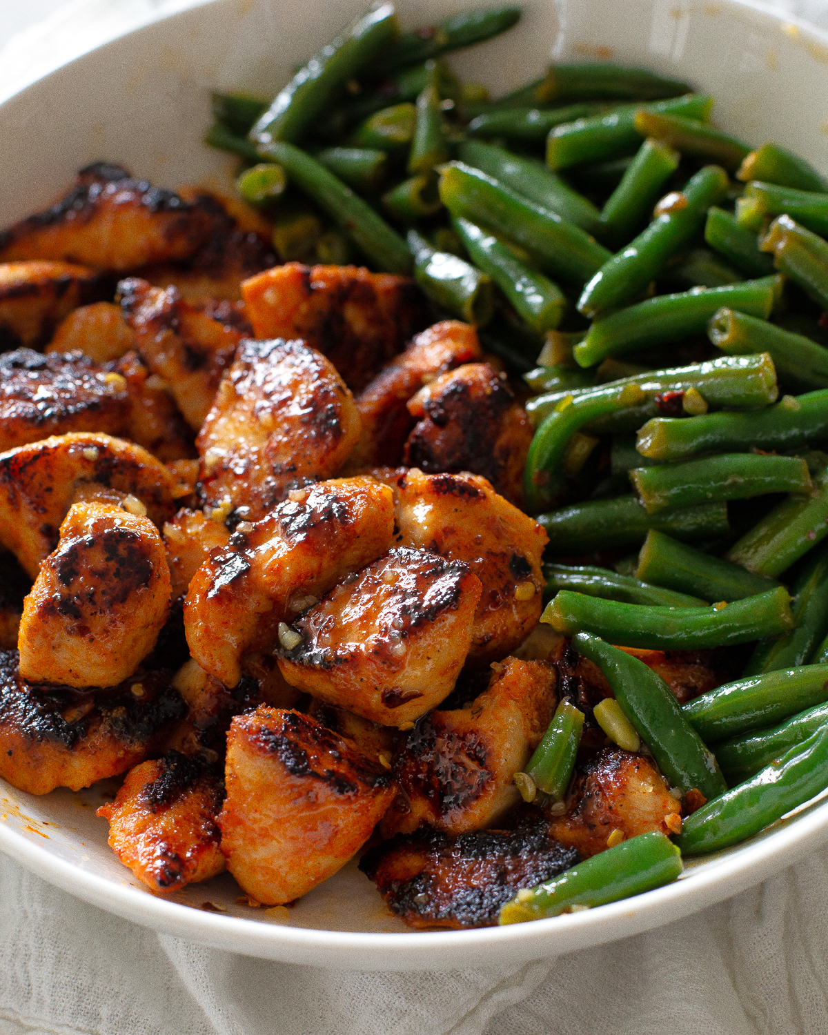 Honey Lime Chicken and Green Beans 