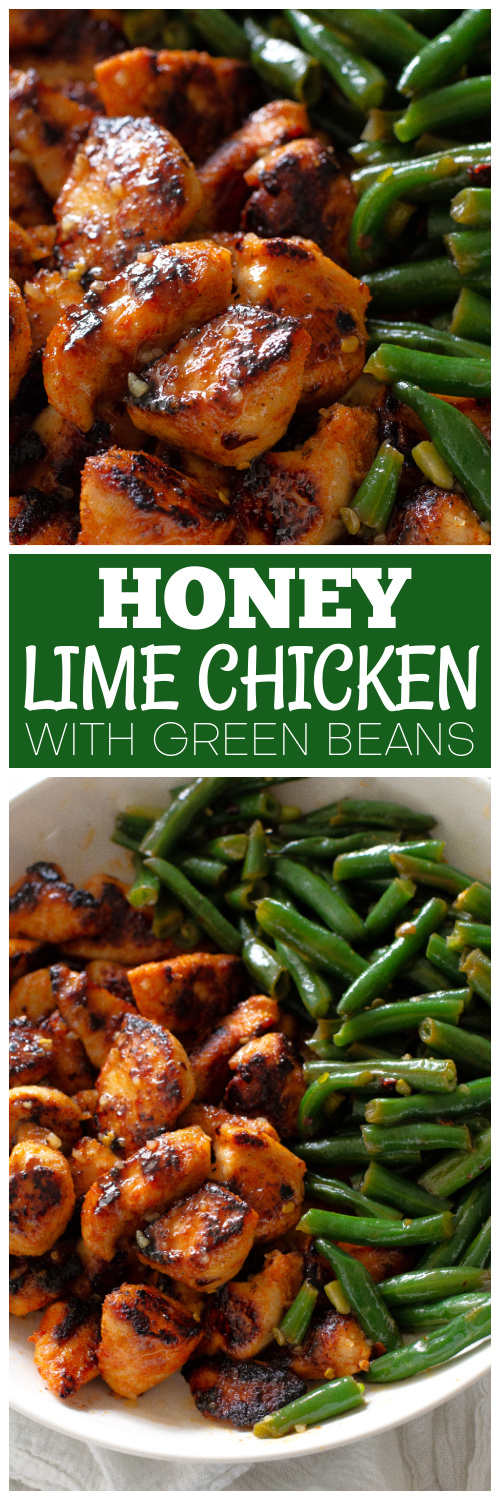 honey lime chicken with green beans