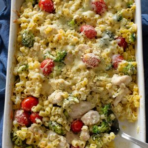 Chicken Pesto Pasta Bake