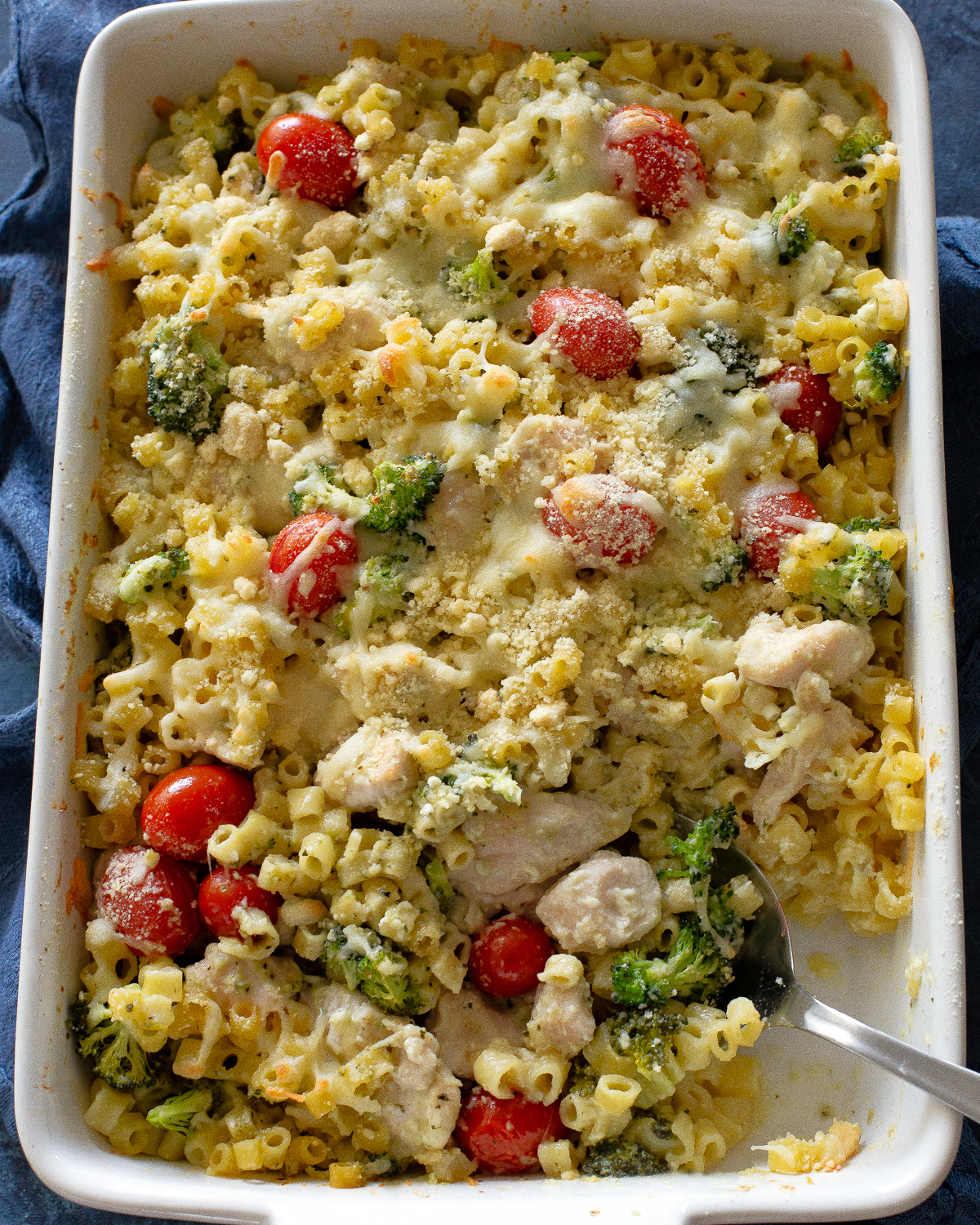 Chicken Pesto Pasta Bake