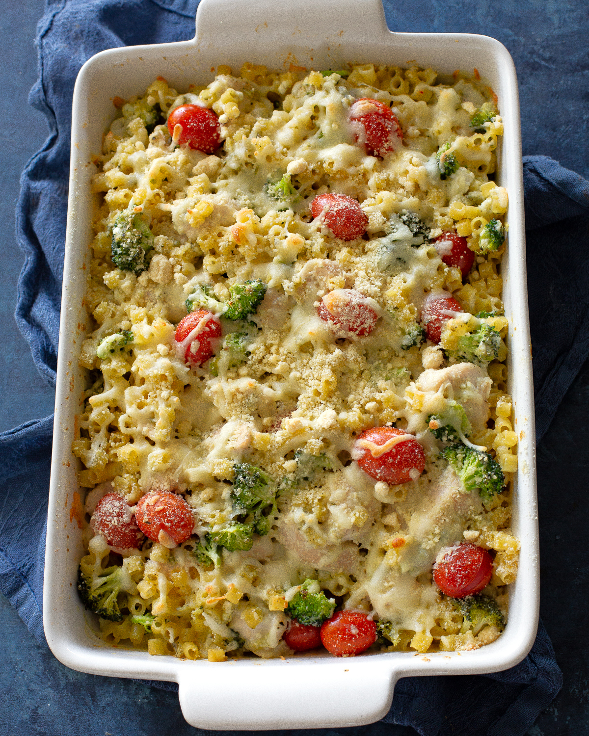 Chicken Pesto Pasta Bake