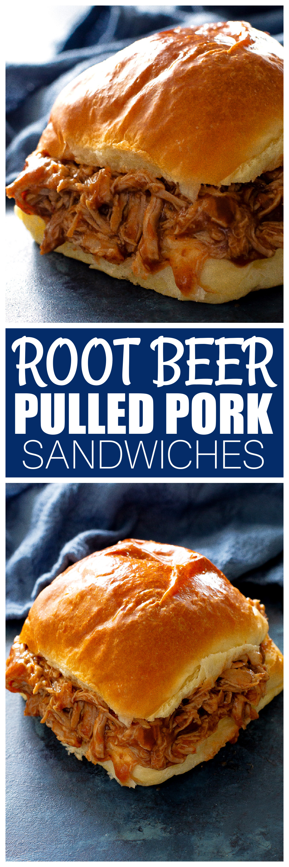 root beer pork sandwiches