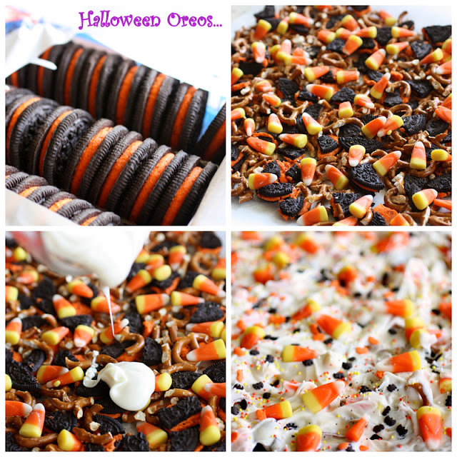 Candy Corn Halloween Bark - delicious and festive. I love this bark! the-girl-who-ate-everything.com
