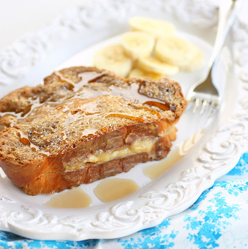 Banana Stuffed French Toast 