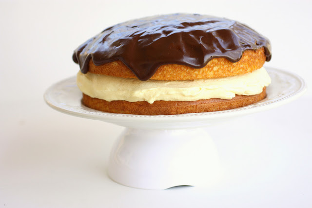 Boston Cream Pie - easy and impressive. {The Girl Who Ate Everything}